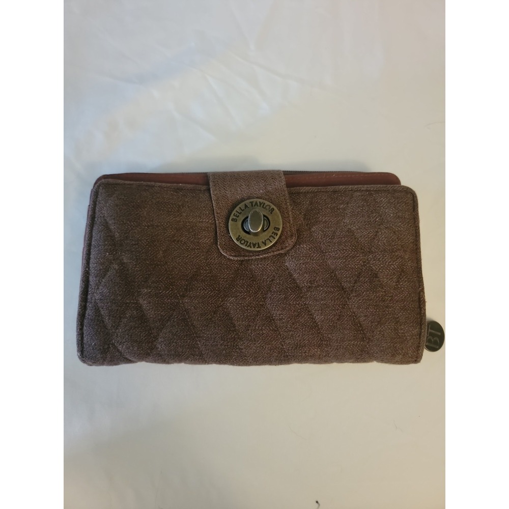 bella taylor quilted wallet